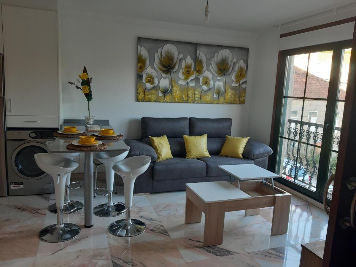 Apartamento Muy Coqueto Bueu Bagian luar foto