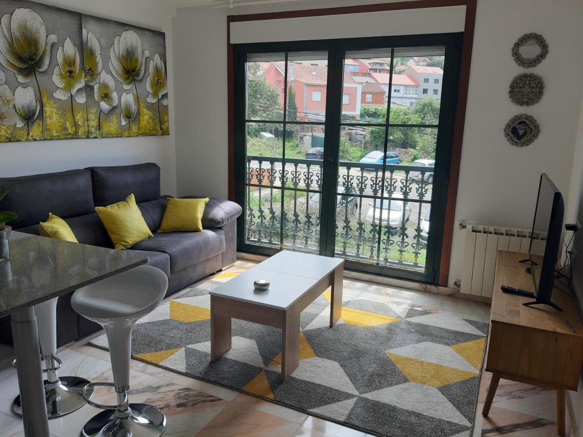 Apartamento Muy Coqueto Bueu Bagian luar foto
